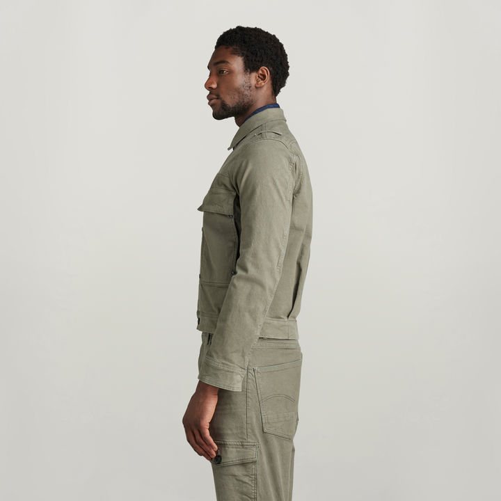 Utility Flap Pocket Jacket Green G STAR CA