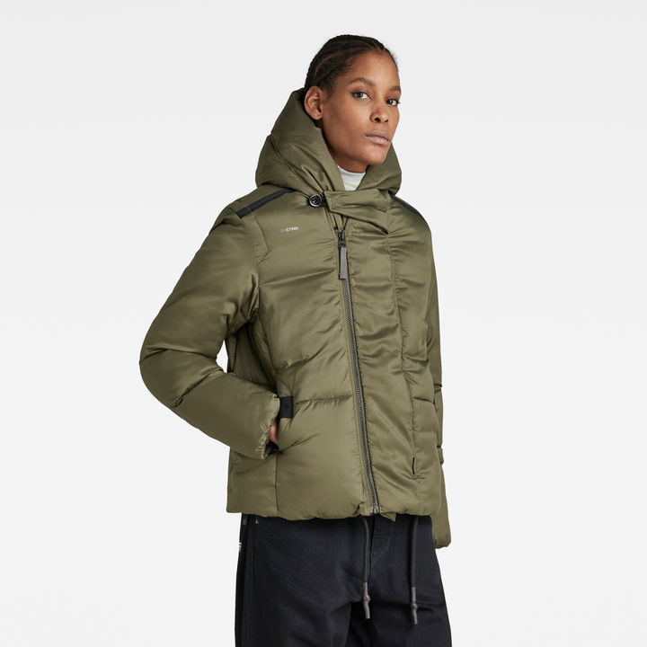G Whistler Short Padded Jacket Green G STAR IT