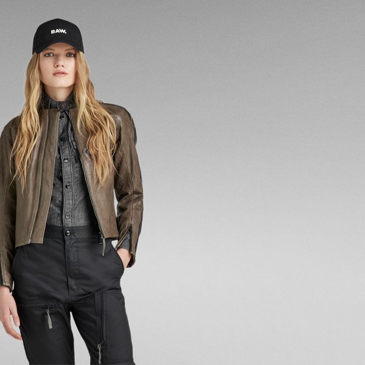 G star leather jacket womens sales