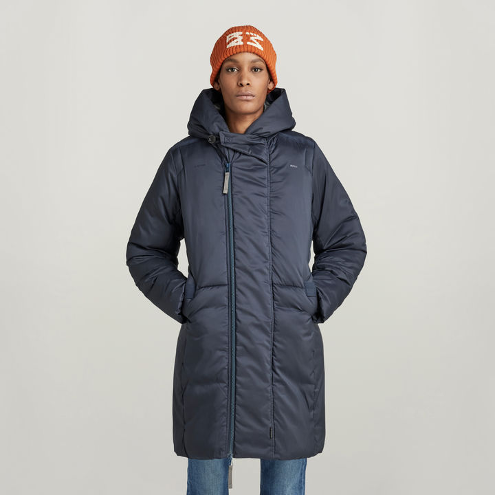 Black padded parka shop