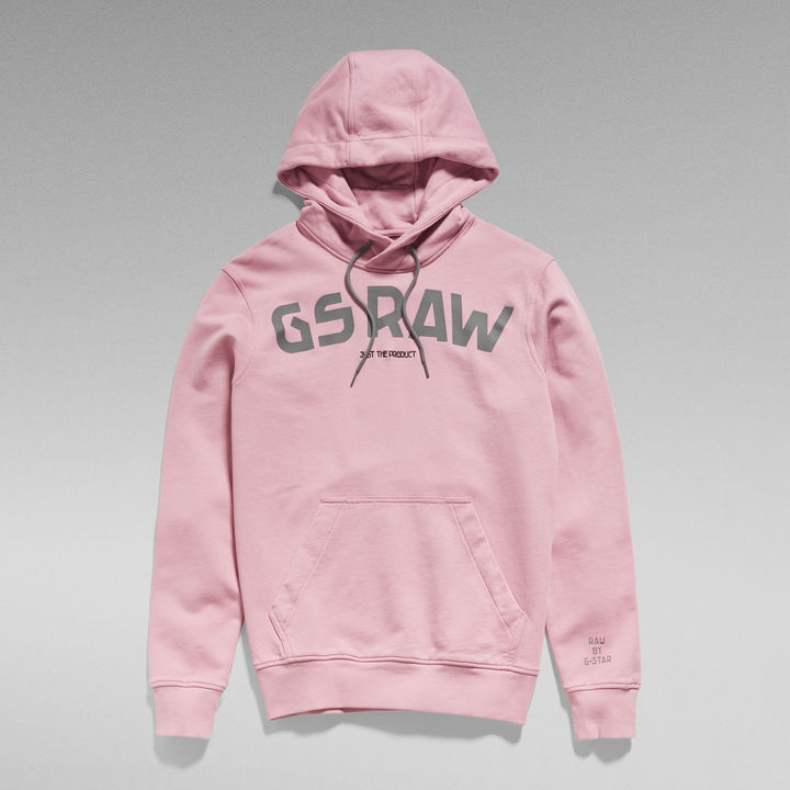 Gsraw Graphic Hooded Sweater