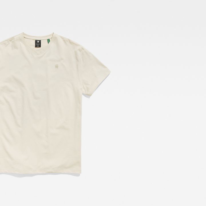 Base S T Shirt V Hals Beige G STAR NL