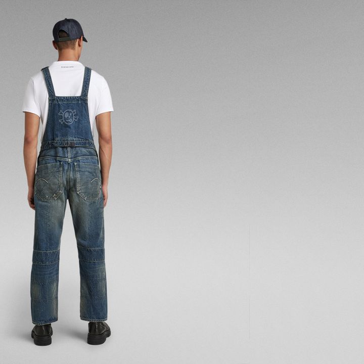 Henk Schiffmacher Denim Dungaree | Medium blue | G-STAR® NL