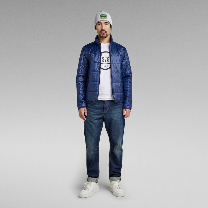 Lightweight Quilted Jacket Dark blue G STAR JP