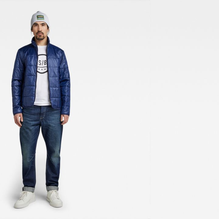 Lightweight Quilted Jacket Dark blue G STAR JP