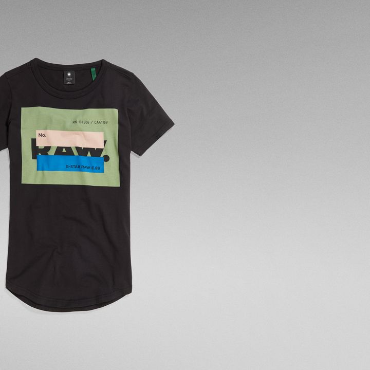 RAW. Covered Long Slim T-Shirt