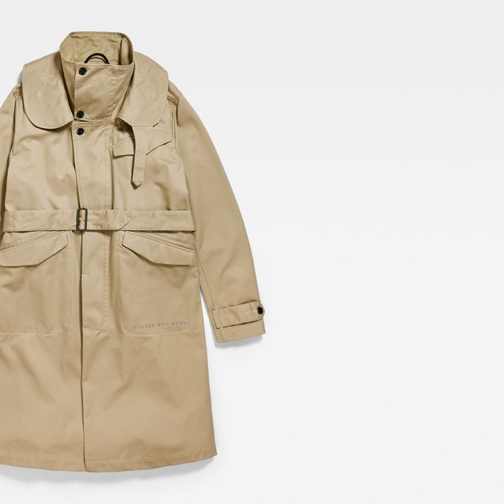 Belted Trench Beige G STAR US