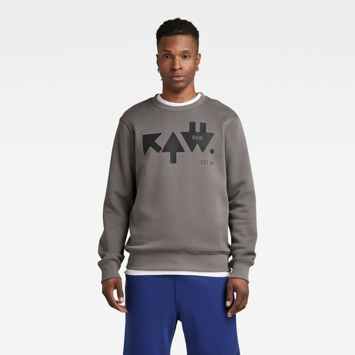 RAW Arrow Sweater Grey G STAR AU
