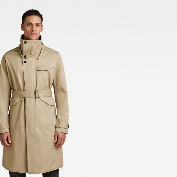 Belted Trench Beige G STAR US