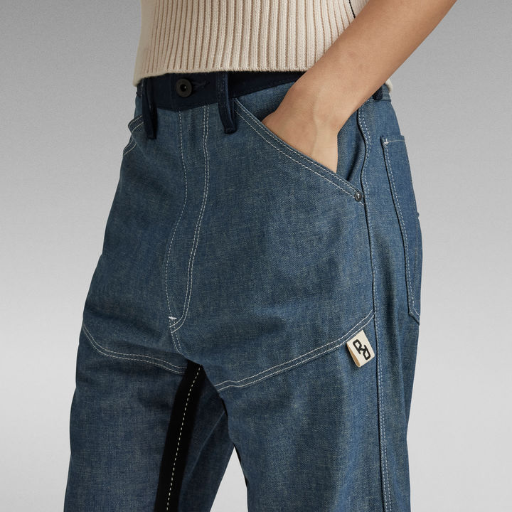 GSRR Selvedge 3D A-Cropped Bootcut Jeans | Dark blue | G-STAR® US