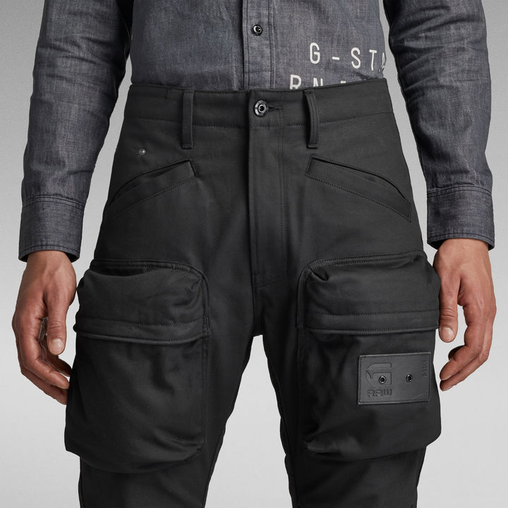 【予約中！】 ブラック | Pants Cargo Tapered Relaxed | JP G-STAR® パンツ