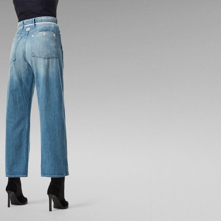 Lintell High Dad Jeans Midden blauw G STAR NL