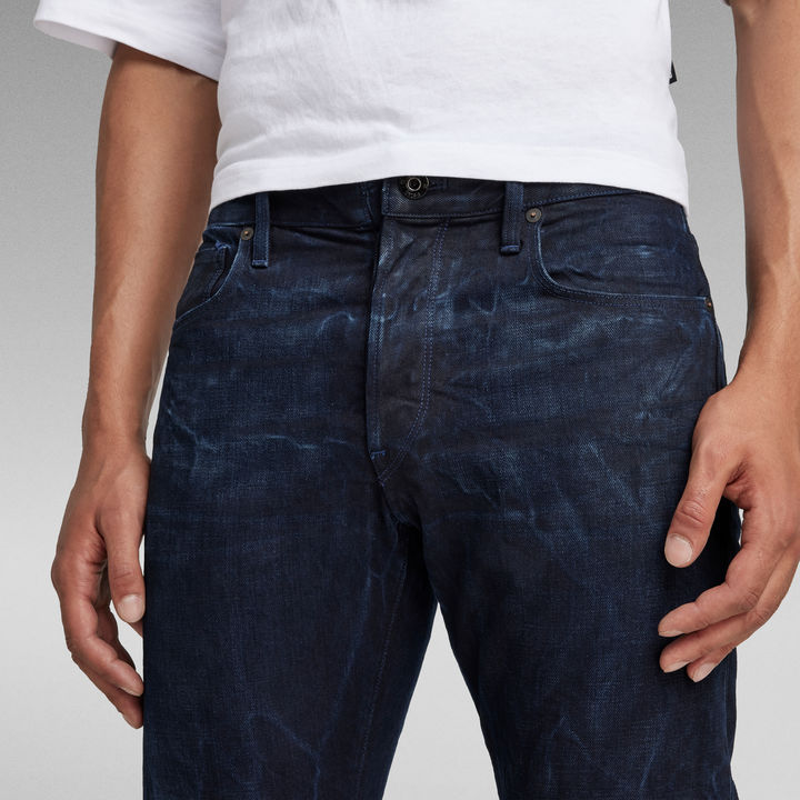 3301 Slim Selvedge Jeans | Dark blue | G-STAR® US