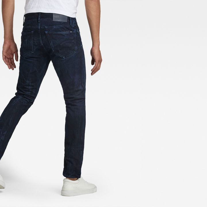 3301 Slim Selvedge Jeans | Dark blue | G-STAR® US