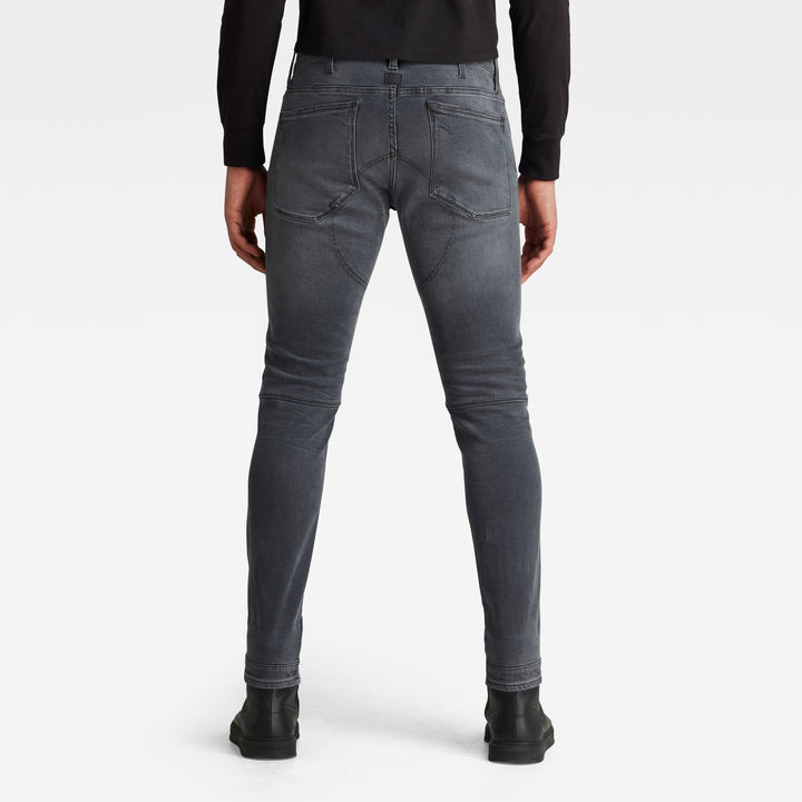 5620 3D Zip Knee Skinny Jeans