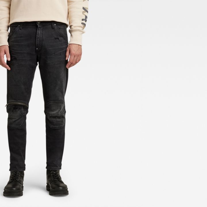 5620 3D Zip Knee Skinny Jeans | Grey | G-STAR® US