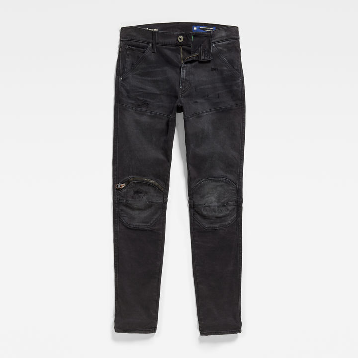 5620 3D Zip Knee Skinny Jeans | グレー | G-STAR® JP