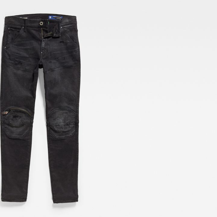 5620 3D Zip Knee Skinny Jeans | Grey | G-STAR® US