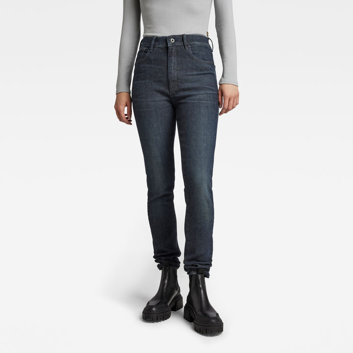 Kafey Ultra High Skinny Jeans | Dark blue | G-STAR® US