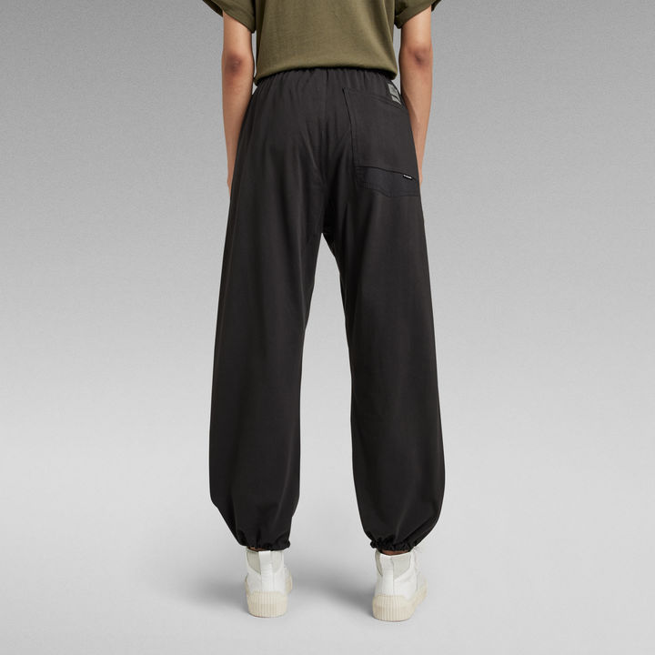 Black wide leg track pants shop