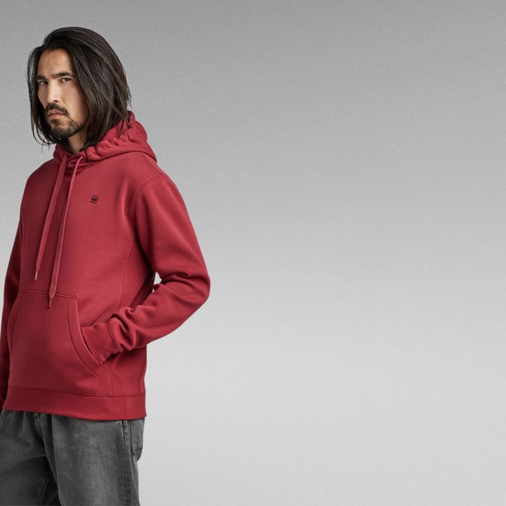 G star red hoodie discount