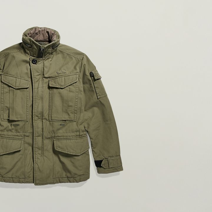 Padded Field Jacket Green G STAR GB
