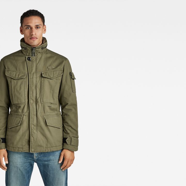 Padded Field Jacket Green G STAR NL
