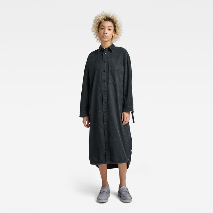 Long Shirt Dress | Grey | G-STAR® US