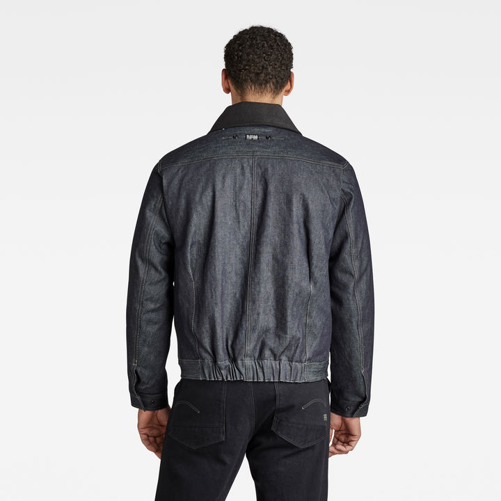 Raw denim jacket cheap