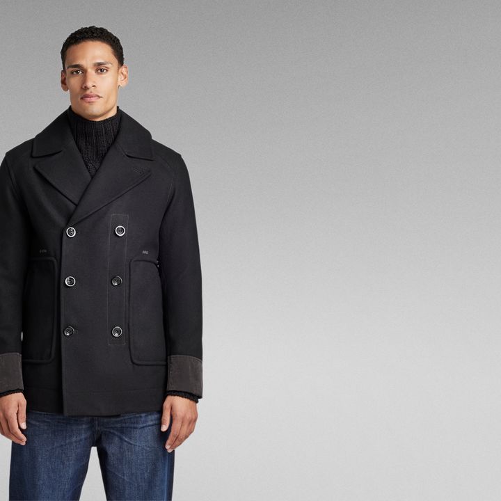 Wool Peacoat Black G STAR CA