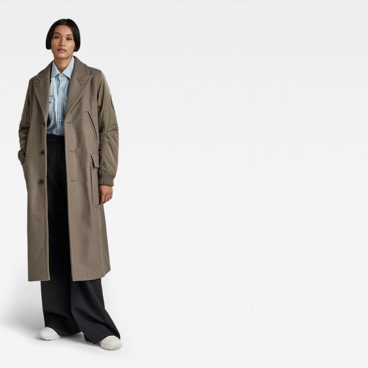 G star long coat shop