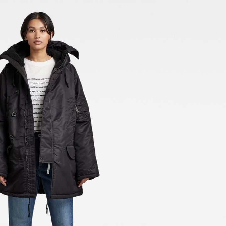 Air Force Parka Schwarz G STAR DE