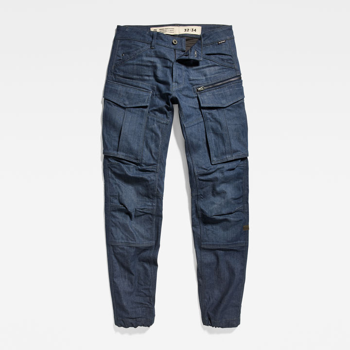 Rovic Zip 3D Regular Tapered Pants | Dark blue | G-STAR® GB