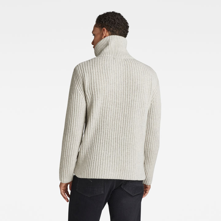 Chunky Skipper Knitted Sweater Beige G STAR US