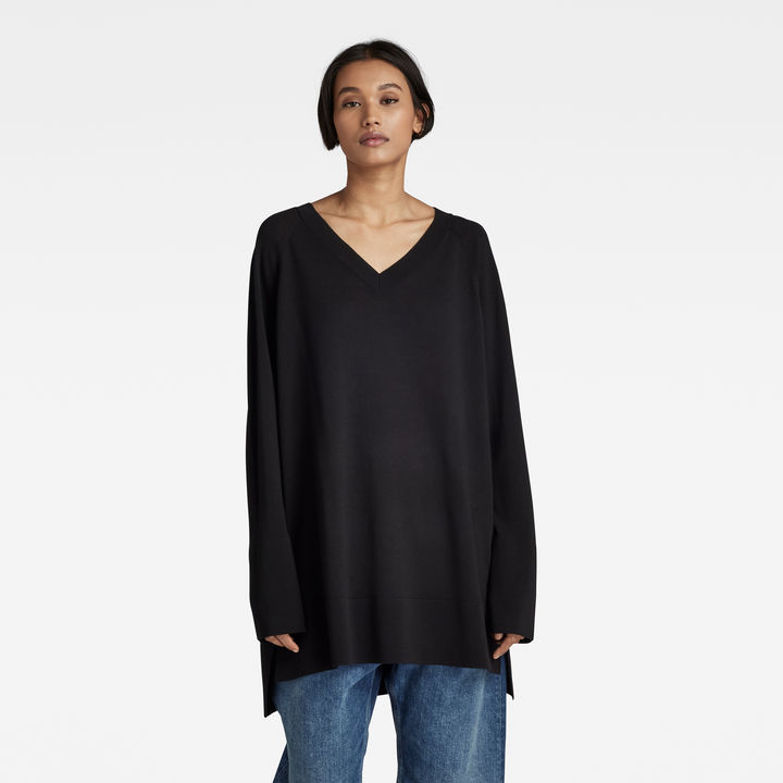 V neck star sweater new arrivals