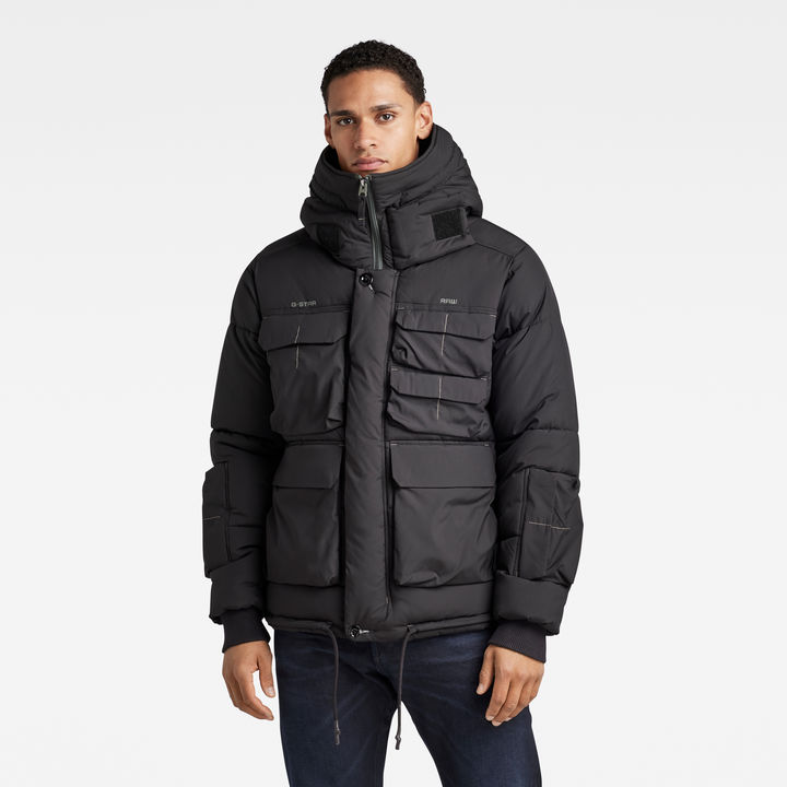 Field Hooded Puffer Jacket | ブラック | G-STAR® JP