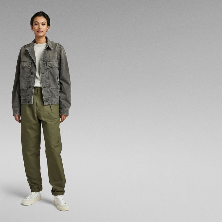 Unisex Worker Chino Relaxed | Green | G-STAR® JP