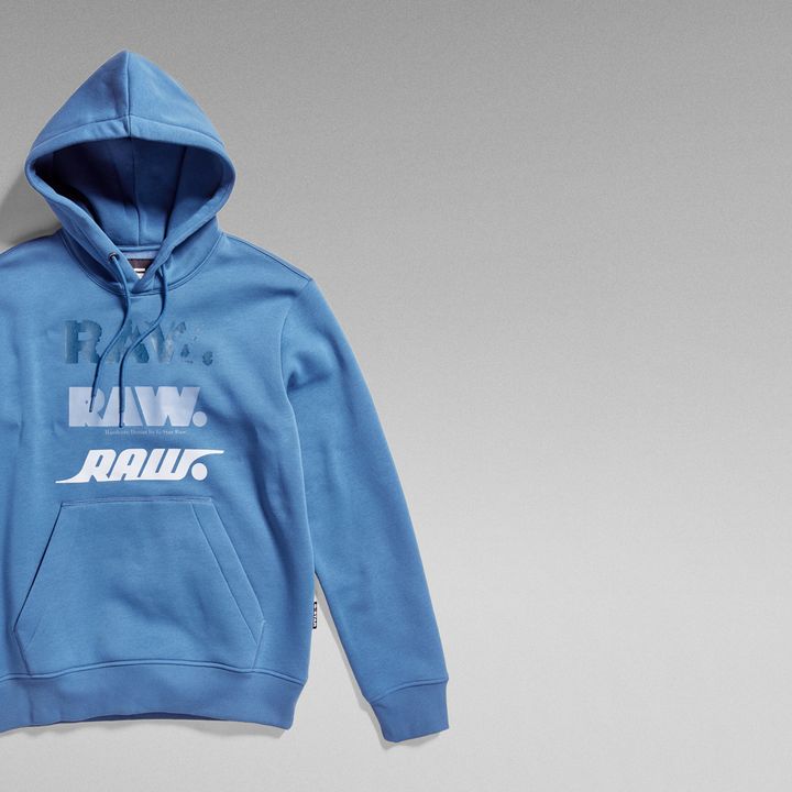 Raw blue hoodie shop