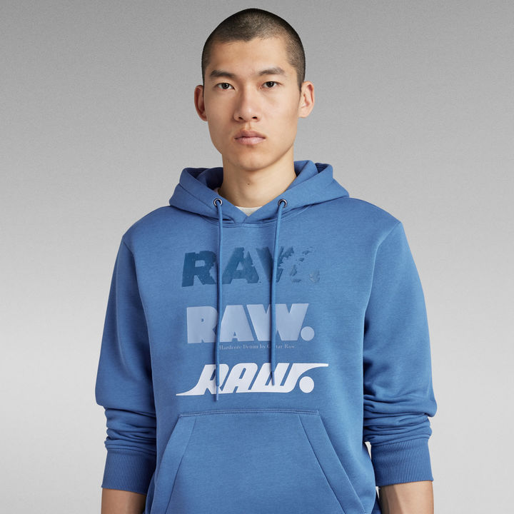 Triple Raw. Hoodie Medium blue G STAR ZA
