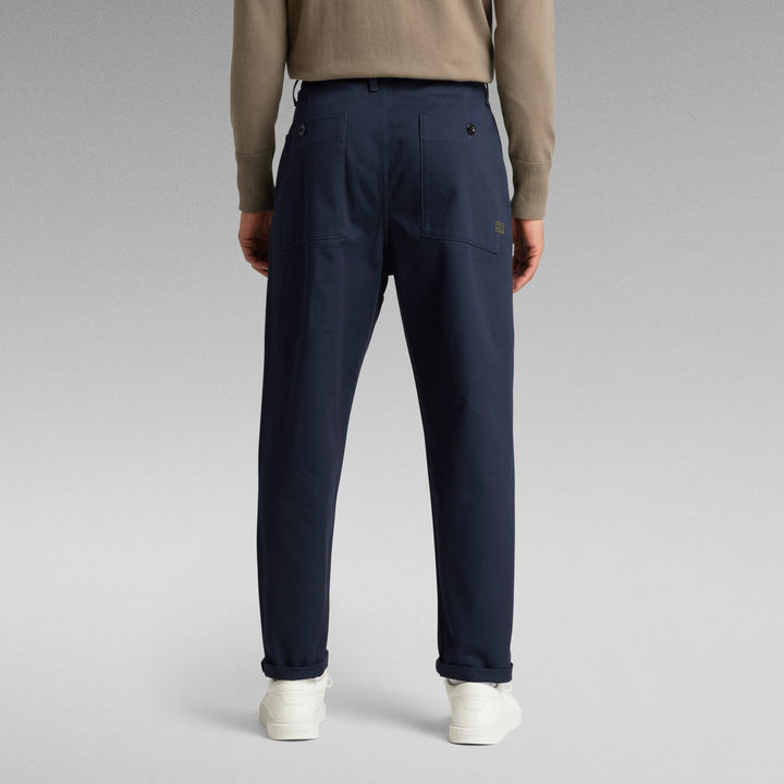 Unisex Worker chino relaxed | Dark blue | G-STAR® JP