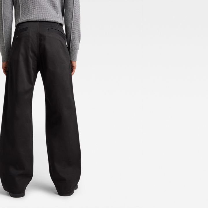 Wide Leg Chino | Black | G-STAR® TH