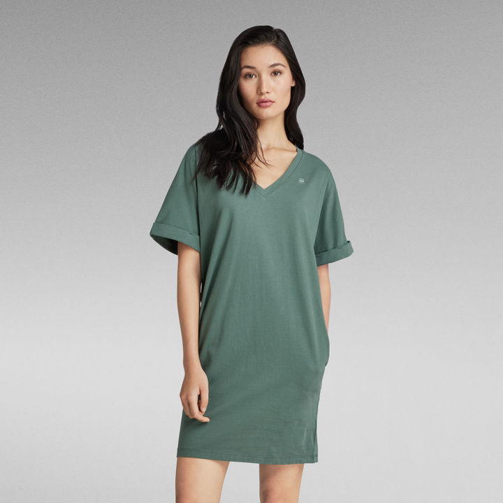 V neck loose dress on sale