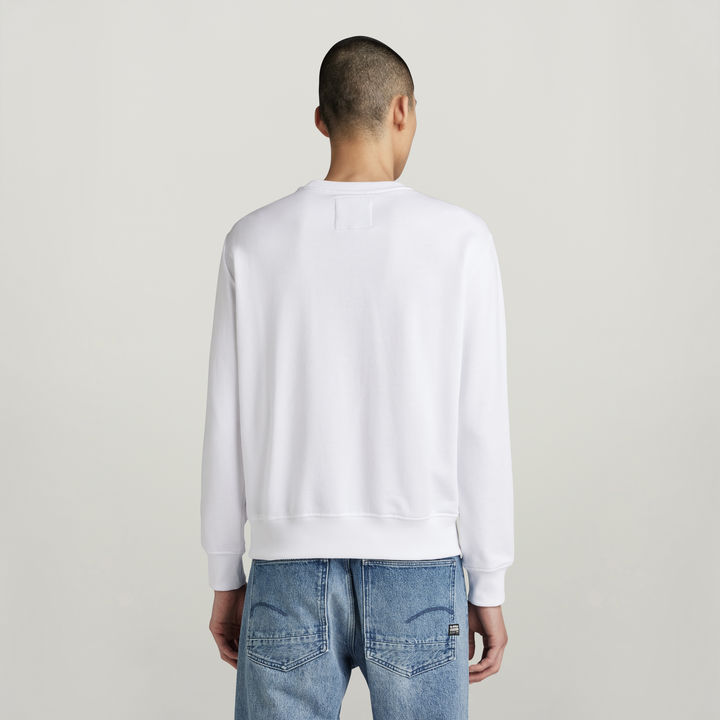 Regular Crew Neck Graphic Sweat