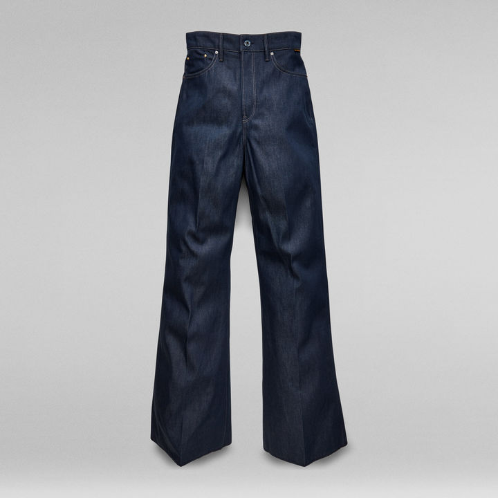 Deck Ultra High Wide Leg Jeans | ダークブルー | G-STAR® JP