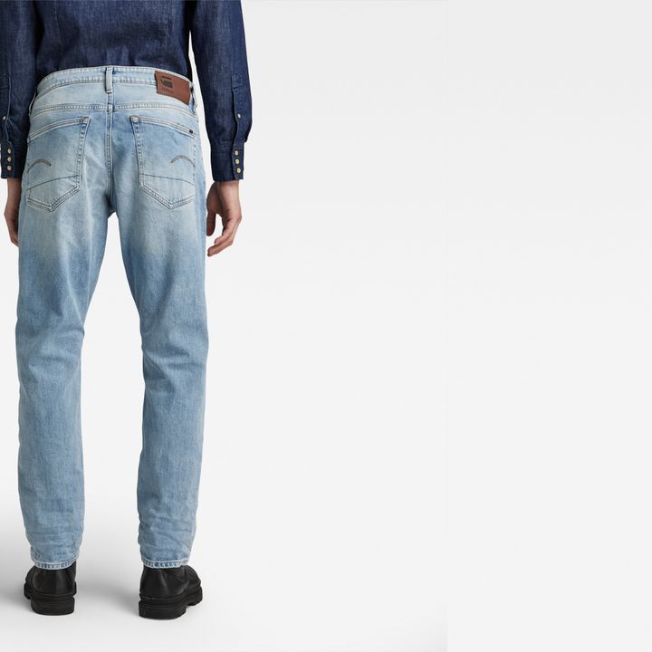 3301 tapered jeans light aged cheap