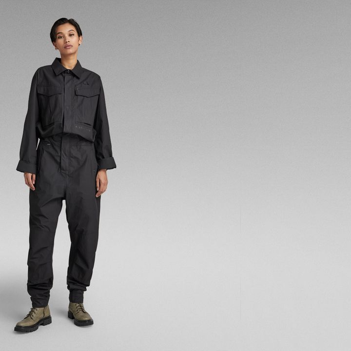 Unisex Mysterious Jumpsuit Black G STAR US