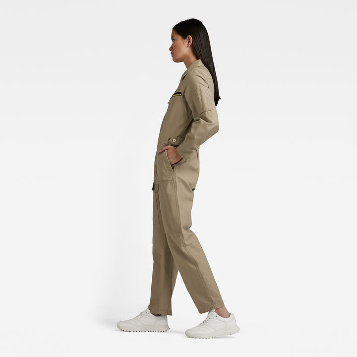 Multi Zip Jumpsuit 2.0 | Beige | G-STAR® US