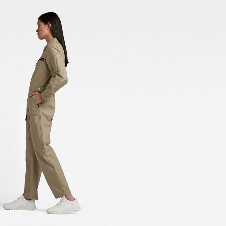 Multi Zip Jumpsuit 2.0 | Beige | G-STAR® US