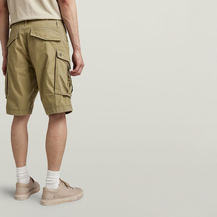 Rovic Zip Relaxed Shorts Green G STAR NZ