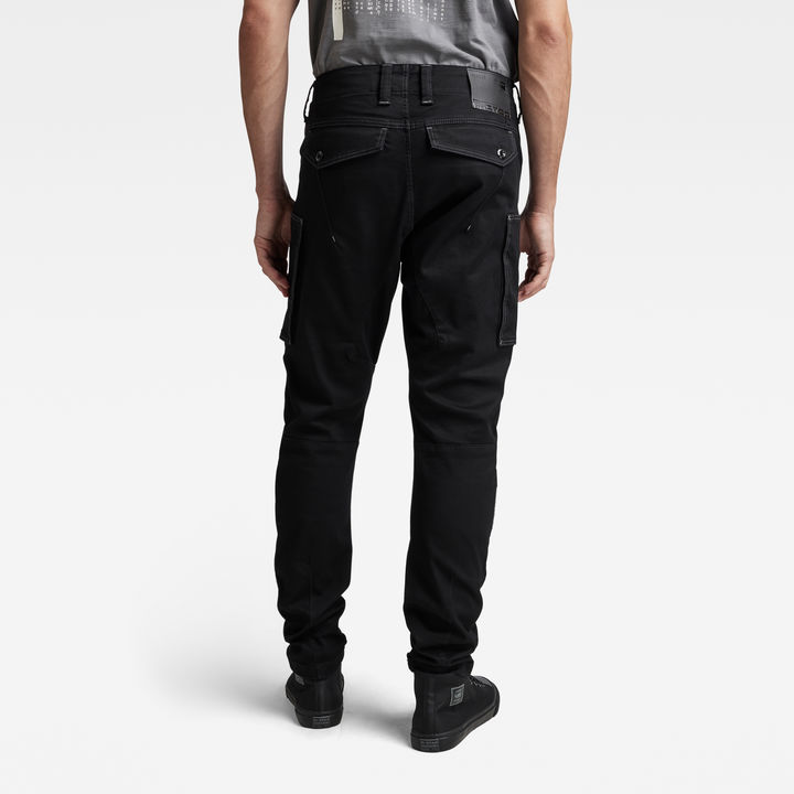 Zip Pocket 3D Skinny Cargo Pants Black G STAR CA